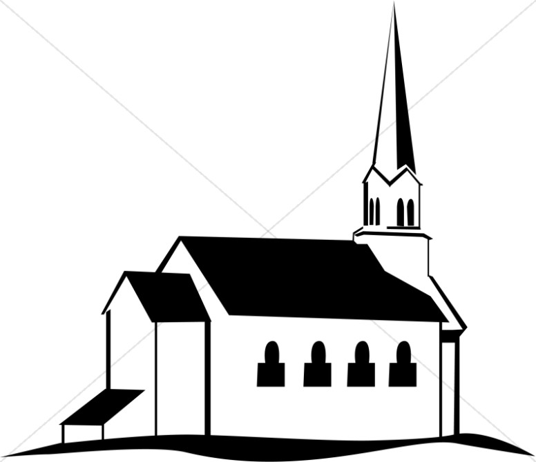 church silhouette clip art free - photo #35