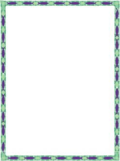 Green and Purple Stained Glass 2