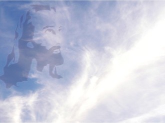 Face of Jesus in Clouds
