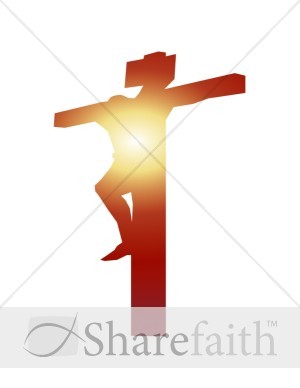 Shining Christ on Cross