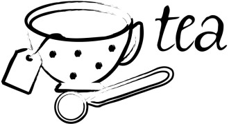 Polka Dotted Tea Cup
