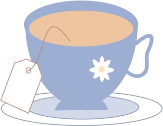 Cup with Daisy Embellishment