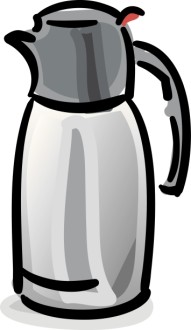 Standing Silver Carafe