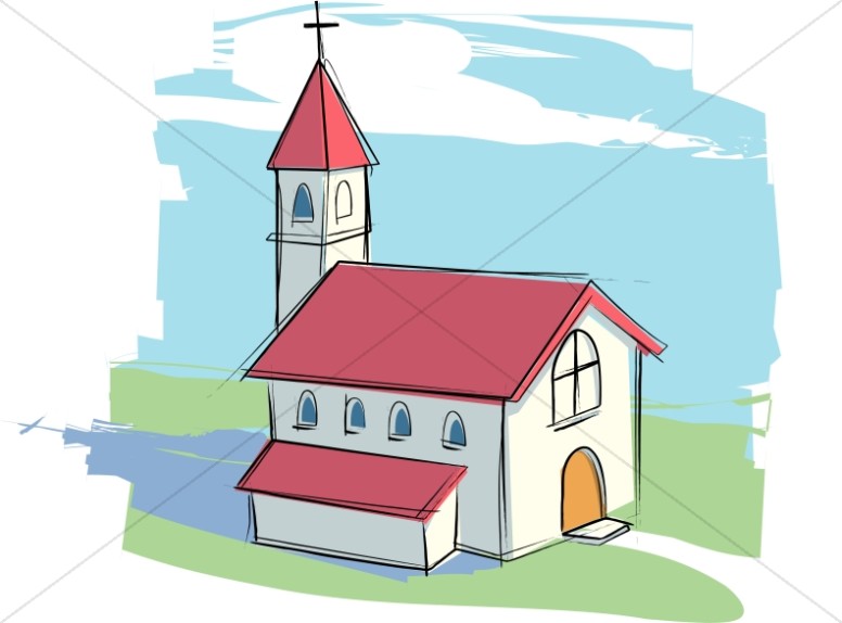 country church clip art free - photo #19