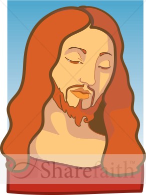 Stylized Jesus Portrait