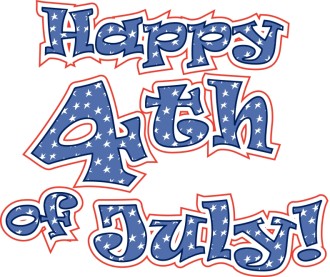 Stars n' Stripes 4th of July Wordart