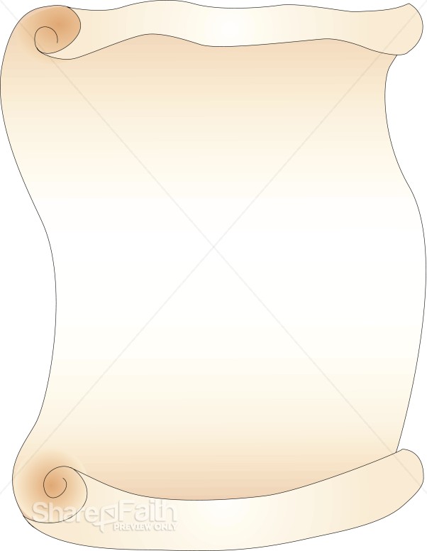 Softly Colored Scroll