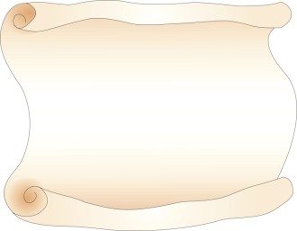Wide Announcement Paper Scroll