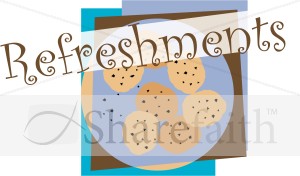 Refreshments Cookie Plate