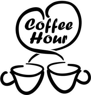 Coffee Hour With Loving Coffee Cups