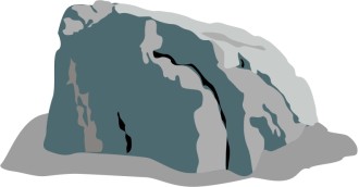 Rock with Shadow