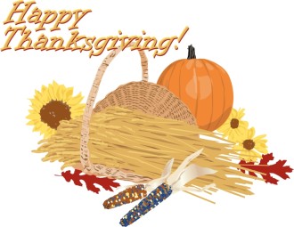 Fall Harvest with Happy Thanksgiving