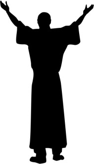 pastor silhouette