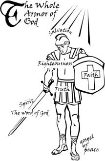 Armor of God Word Art