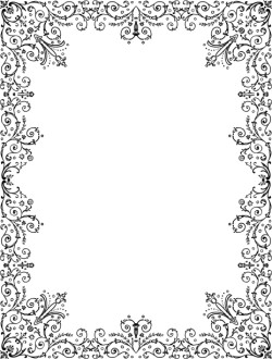 Intricate Floral Border