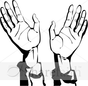 Hands Giving Praise and Thanks