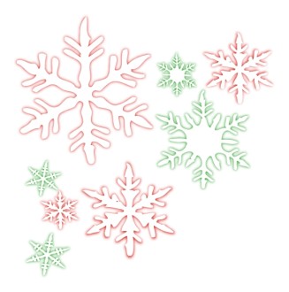 Window Pane Snowflakes