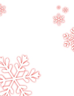 Blurred Edge Snowflakes