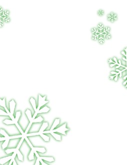 Green Wintertime Scene