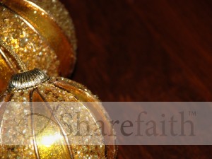 Two Golden Ornaments