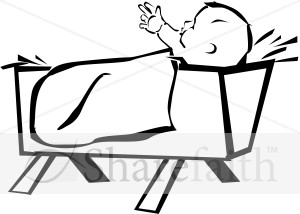 Baby Jesus Born in a Manger