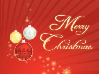 Yellow, White and Red Ornaments with Stars