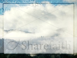 Wintry Mist, Clouds and Mountains