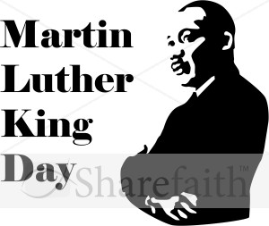 Martin Luther King Day with Silhouette | Martin Luther ...