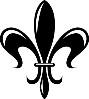 Stylized Fleur de lis