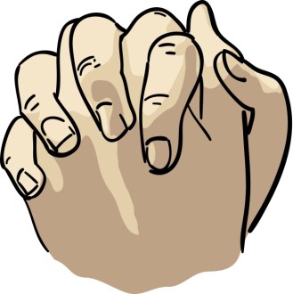 Praying Hands in Flesh Tones