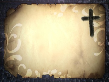 Ash Wednesday with Cross