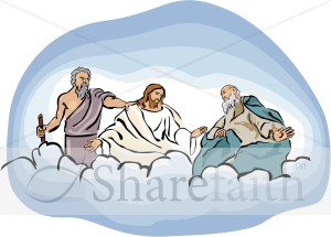 Transfiguration of Christ with Blue