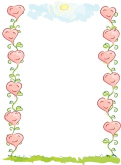 Smiling Hearts Border