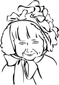Girl in a Bonnet