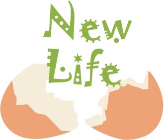 New Life and Broken Egg Shell
