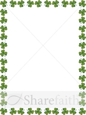 Horizontal Shamrocks