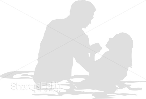 Faded Full Immersion Baptism of Adult Female