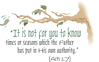 It Is Not For You To Know