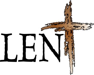 Lent with Rough Wooden Cross