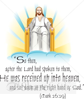 Jesus Seated in Heaven