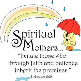 Spiritual Mothers with Hebrews Verse