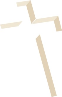 Inlay Cross in Shades of Brown