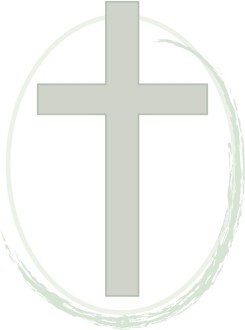 Cross with Brushstroke Wave