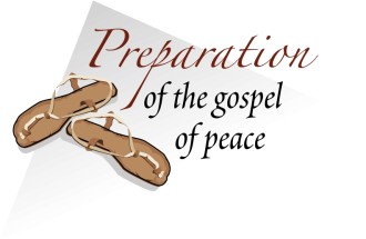 Sandals with Gospel of Peace