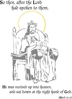 Jesus Seated Next to God