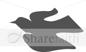 silhouette dove