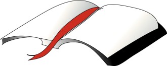 Simplistic Bible with Red Ribbon