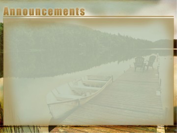 Welcome with Dock and Boat