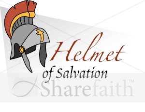 Helmet of Salvation with Words