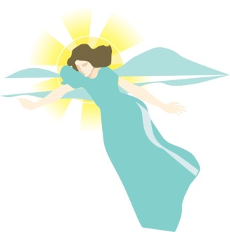 Angel Announcing Clipart